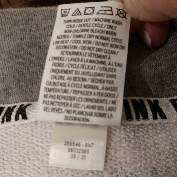 Pink Quarter Zip Hawaiian Floral Print Sweatshirt - Picture 6 of 7